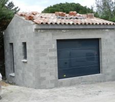 Porte de garage posée