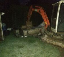 Les grosses machines qui campent chez moi.