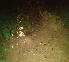 Une vue de nuit du passage.