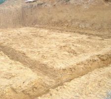 D&eacute;but des fondations