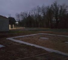 Les fondations sont coulées