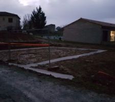 Les fondations sont coulées