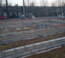 Future terrasse au premier plan