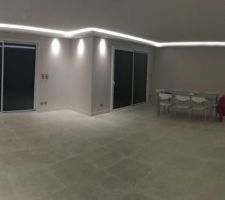 Éclairage Séjour / Salon terminé