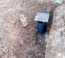 Raccordement réseau d'eau.