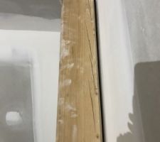 Poutre avant ponçage