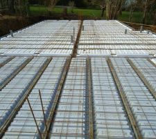Construction de la dalle