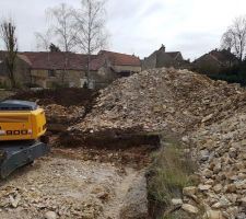 Volume de la roche enlev&eacute;e