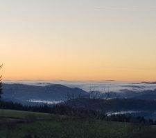 Vue du soir pour un apéro en terrasse