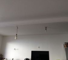 Luminaire sur cloison ouverte