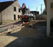Livraison pour les travaux