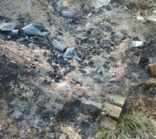 Les déchets d'Immo Construction sur notre terrain !