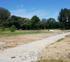 Voici une photo du terrain l'été dernier