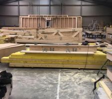 Atelier de construction de l'ossature