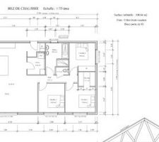 Voici le plan maison et nos futur cuisine et salle de bain