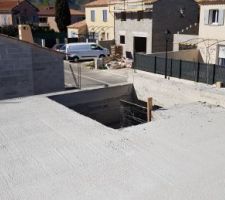 Vue de l'étage et haut de l'escalier