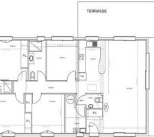 Voici la dernière version du plan de notre maison