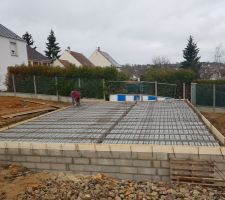 Ferraillage en cours
