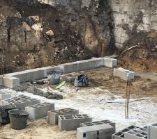 Mise en place d?un vide sanitaire un rang