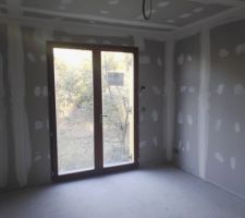 Joints de placo dans chambre