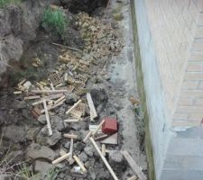 Apr&egrave;s pompage et avant travaux de drainage