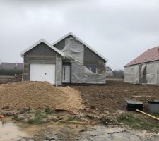 Début du terrassement