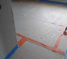 Le Tms de l'étage en cours de pose.