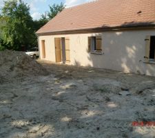 Voici l"arriere de la maison
