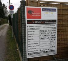 3 mois d'affichage ! C'est tout bon ! On devrait pouvoir enfin couler la dalle...