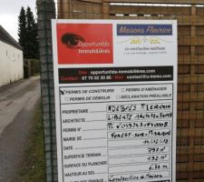3 mois d'affichage ! C'est tout bon ! On devrait pouvoir enfin couler la dalle...