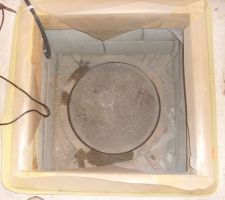 Le trou d"homme pour l'acc&egrave;s de la cave avant agrandissement