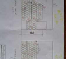 Plan d'implantation de la faïence SDB.