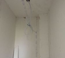Platrerie en cours