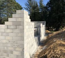 Vue sur la fa&ccedil;ade sud