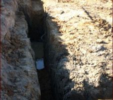 Le sol "mou" entièrement retiré, il va en falloir du béton...