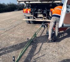 Essai de compacit&eacute; &agrave; la plaque