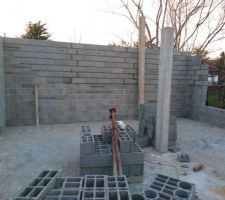 El&eacute;vation des murs