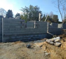 El&eacute;vation des murs