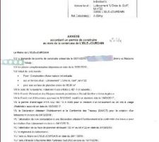 Permis de construire