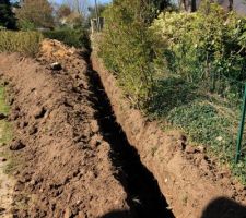 Tranché pour l'eau chez nos voisins