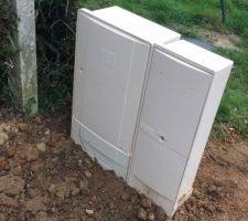 Raccordement coffret réseau gaz