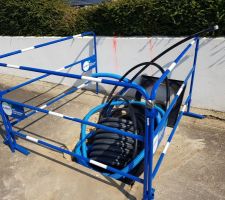 Travaux regard eau en cours