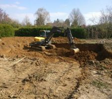 C?est le début des excavation