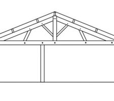 Plan ferme charpente