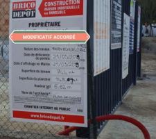 21/03/2019 - Accord permis de construire modificatif