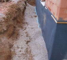 Drainage périphérique et pré-remblai J1