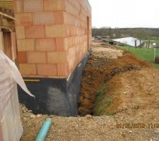 Drainage périphérique et pré-remblai J5