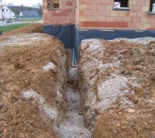 Drainage périphérique et pré-remblai J1