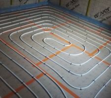 Plancher chauffant chambre 1.