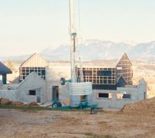 D&eacute;but de charpente